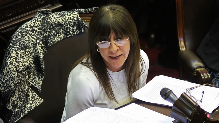 Diana Conti, ex senadora y diputada nacional.