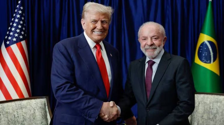 Donald Trump y Lula da Silva