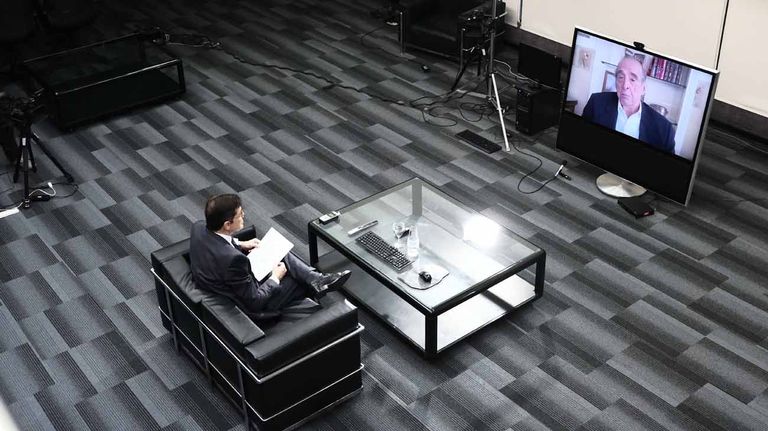 Ricardo Arriazu, en el reportaje con Jorge Fontevecchia.