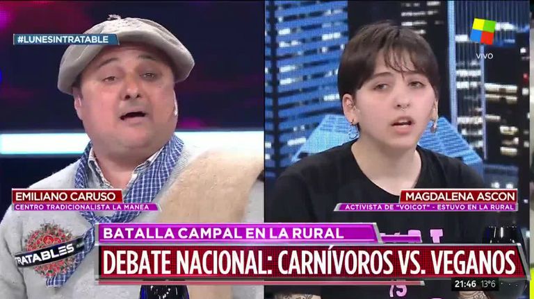 Gauchos versus veganos, Intratables 2019
