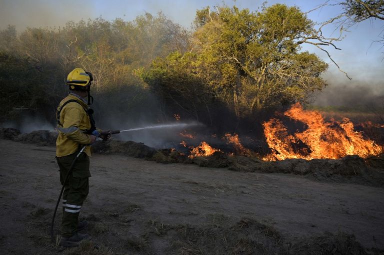 Incendios en Corrientes afp