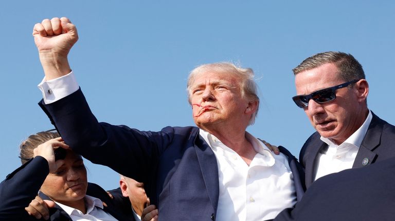 20240713 Atacaron a tiros a Donald Trump durante un acto en Pensilvania, Estados Unidos