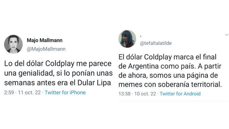 Memes Dólar Coldplay