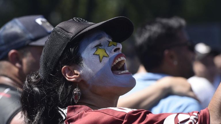 Los campeones del Mundo rumbo al obelisco