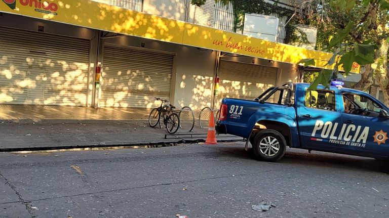 El supermercado baleado