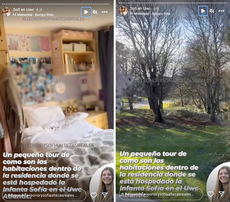 Pequeña y austera: Así es la habitación de la infanta Sofía en el internado de Gales