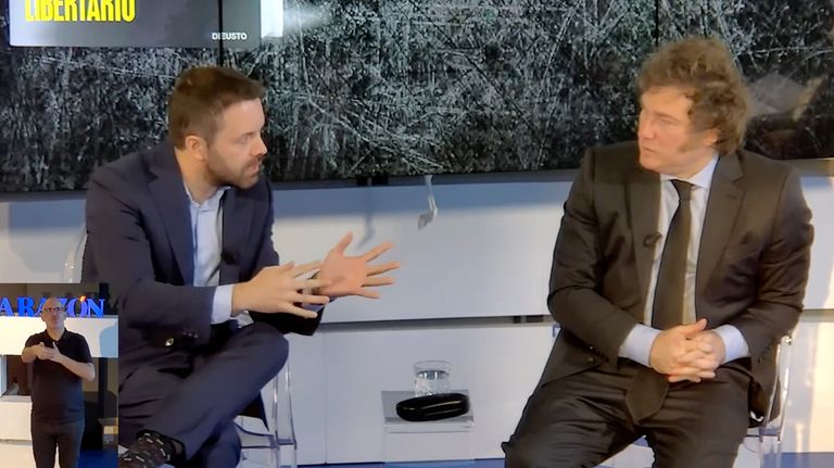 Presentación del libro del presidente Javier Milei en España