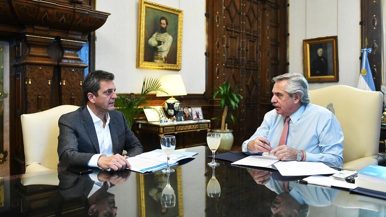 Alberto Fernández y Sergio Massa