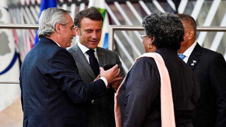 Alberto Fernández Belgica, UE CELAC 20230717