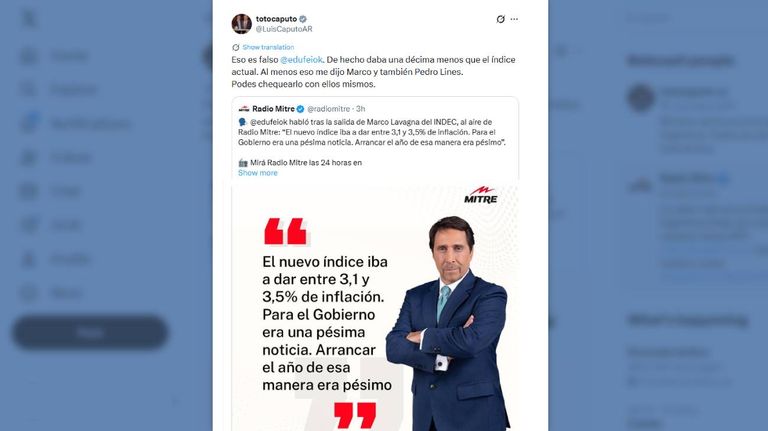 Posteo Luis Caputo 03022026