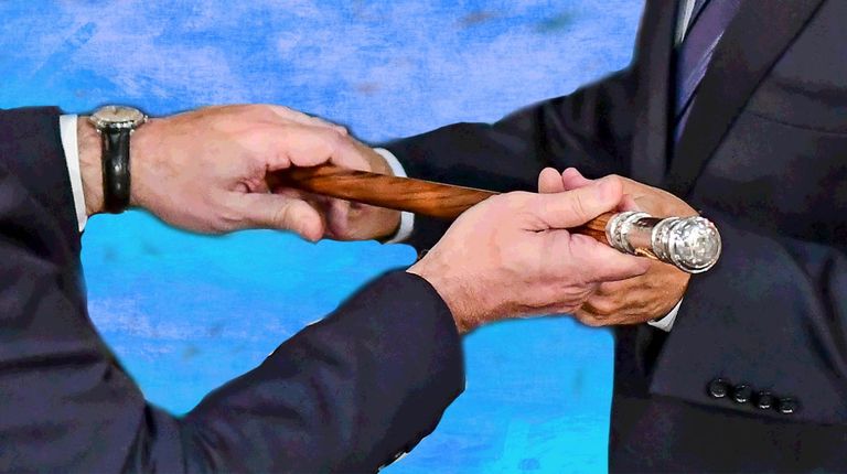 El bastón presidencial