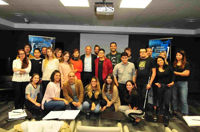Sergio Bergman en la Escuela de Comunicación de Perfil.