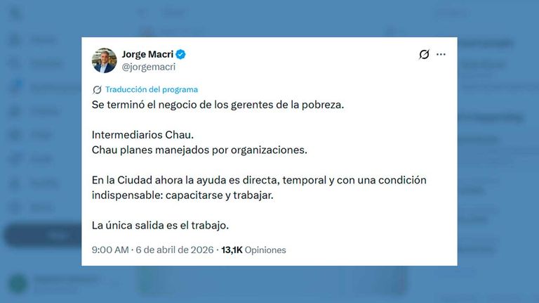 X Jorge Macri 06042026