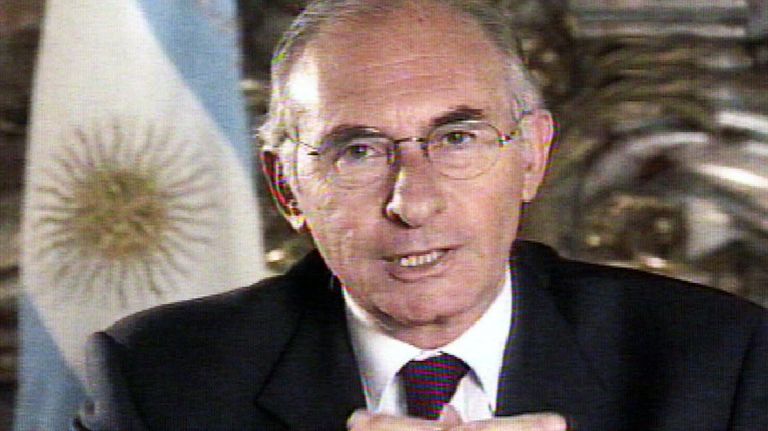 De la Rua gobernando en 2001 2021117