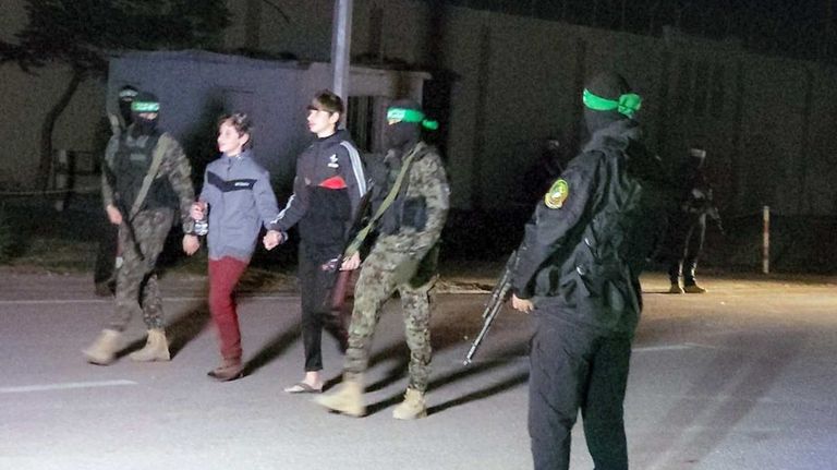Rehenes liberados en Israel 20231127