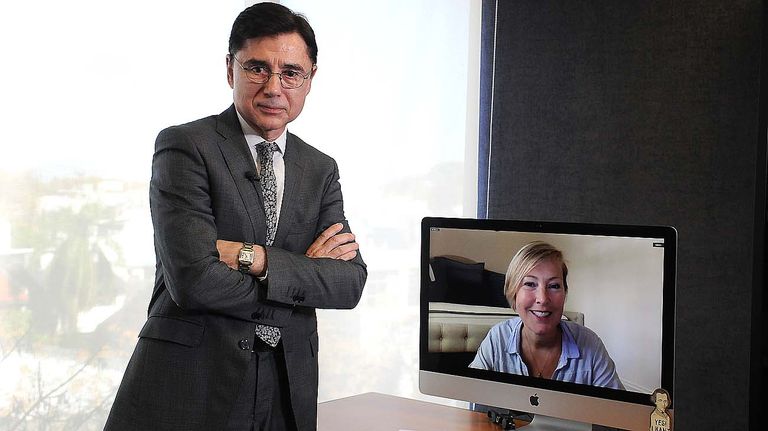 Gillian Tett, en la entrevista con Jorge Fontevecchia.