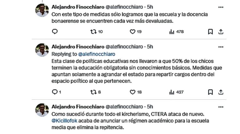 Repitencia - Críticas a Kicillof 20240607