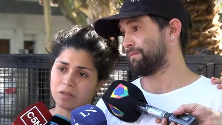 Padres de Maitena , nena baleada en Merlo 27122018