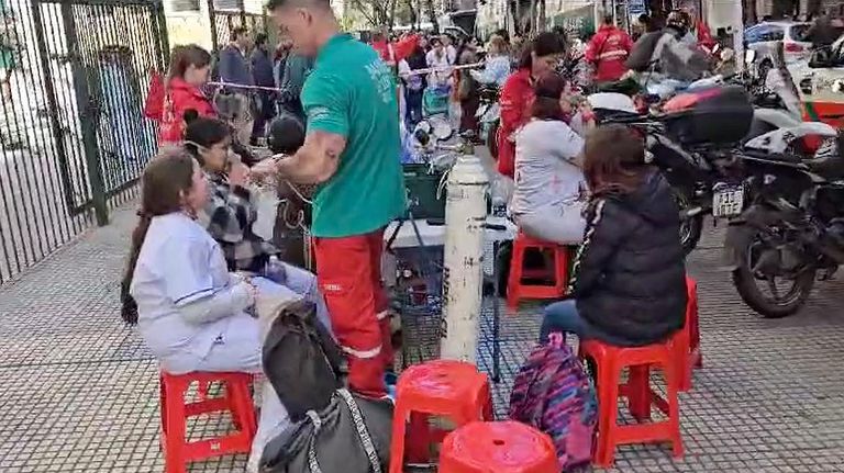 Escape de gas en la facultad de Odontología del barrio de Recoleta