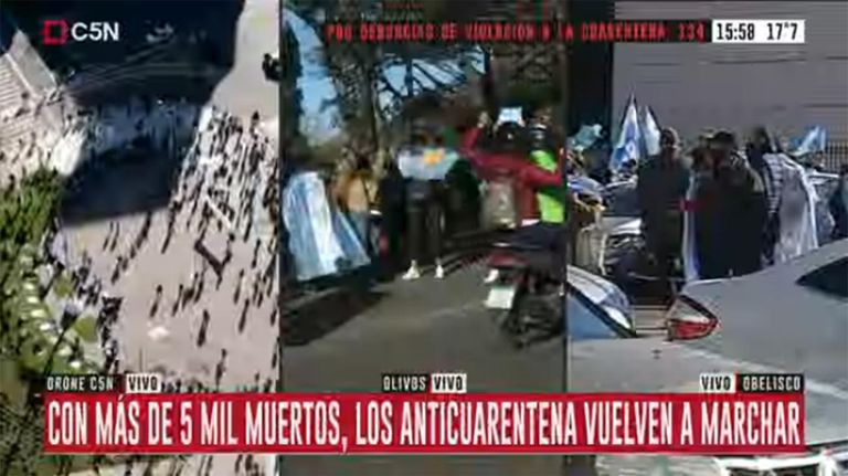 MARCHA 17 AGOSTO- C5N 20200817