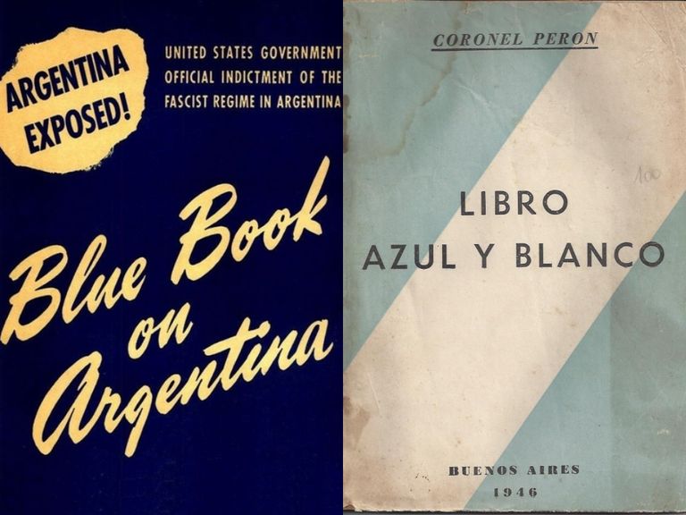 El libro Azul y el libro Azul y Blanco