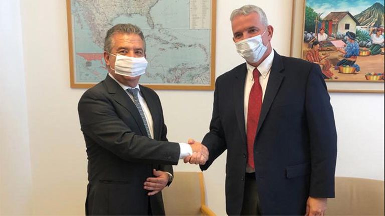 Modi Ephraim y Sergio Urribarri en Israel
