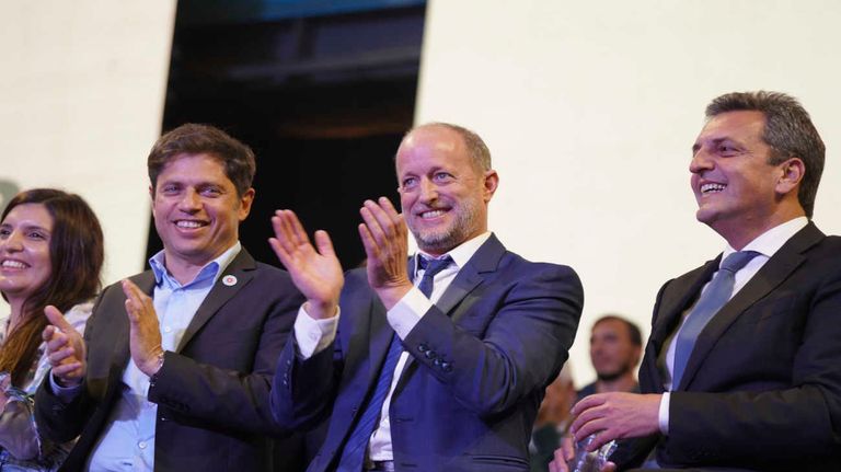 Massa, Kicillof, De Pedro y Máximo Kirchner acompañaron la presentación de la lista Unión por Lomas 20230626