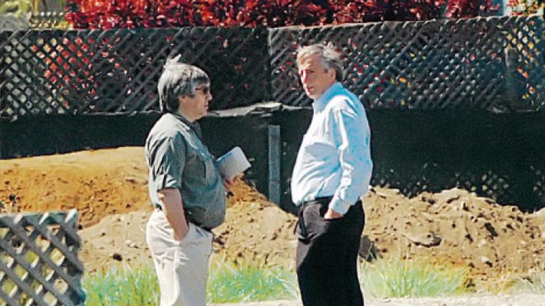 Lázaro Báez y Néstor Kirchner