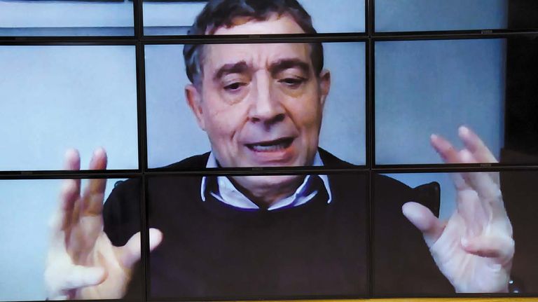 Fabián 'Pepín' Rodríguez Simón, en la entrevista con Jorge Fontevecchia.