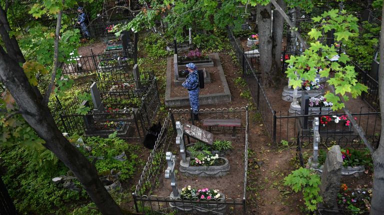 RUSIA UCRANIA, CONFLICTO, PRIGOZHIN FUNERAL 20230829