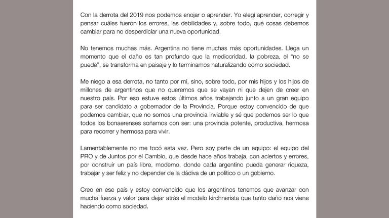Patricia Bullrich sumó a Cristian Ritondo a sus filas