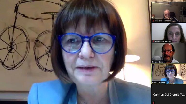 Patricia Bullrich y Ernesto Sanz -20200820