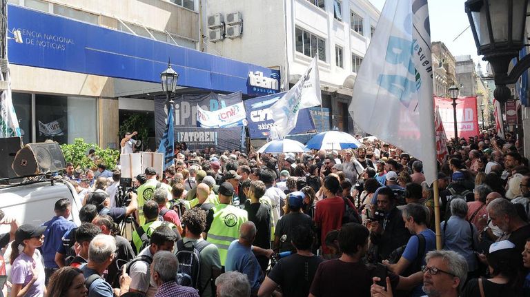 Asamblea de trabajadores de la Agencia Telam