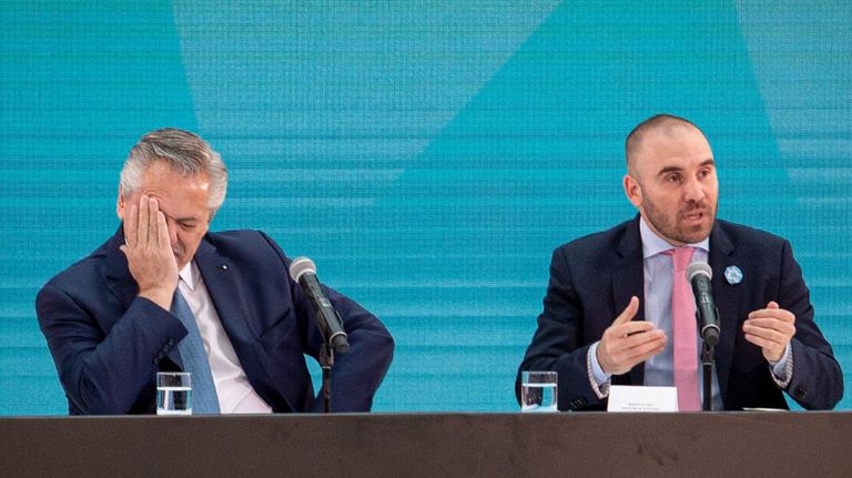 Martín Guzmán y Alberto Frnández