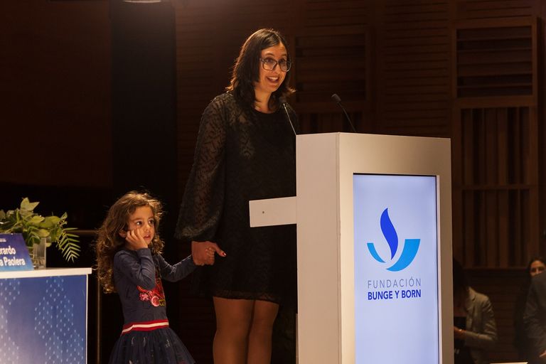 Molina y su hija