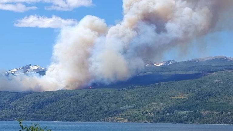 Incendio en el Parque Nacional Los Alerces