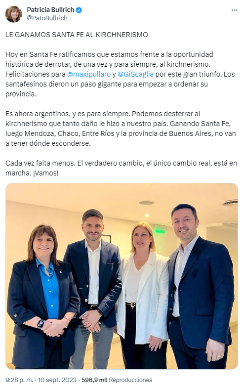 tuit bullrich pullaro