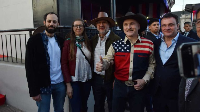 Rodeo organizado por la Embajada de USA, en La Rural