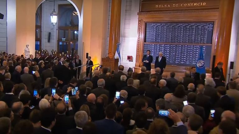 20250710 El presidente Javier Milei dio un discurso en la Bolsa de Comercio de Buenos Aires