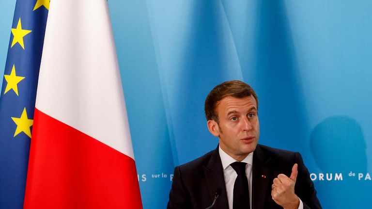 Macron dio una entrevista exclusiva a Le Grand Continent 20201116