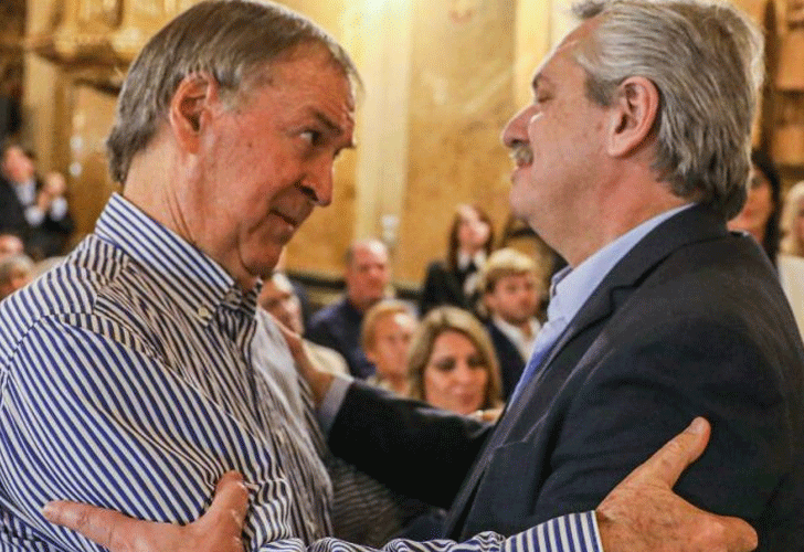 Juan Schiaretti y Alberto Fernández