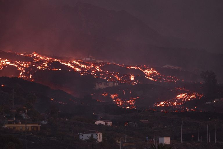 lava del volcán Cumbre Vieja