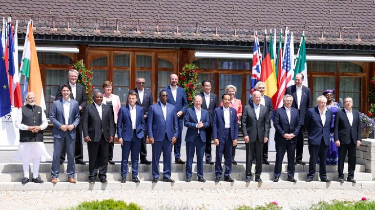 Alberto Fernández en la Cumbre G7