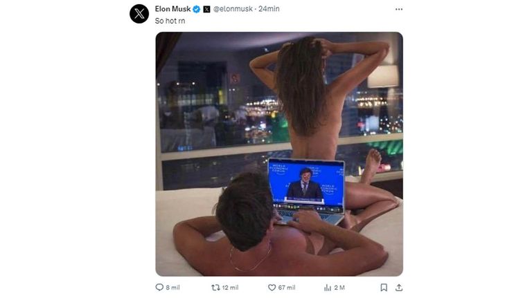 tweet de Musk al que le dio