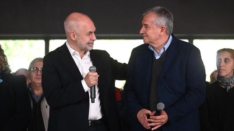 Horacio Rodríguez Larreta y Gerardo Morales