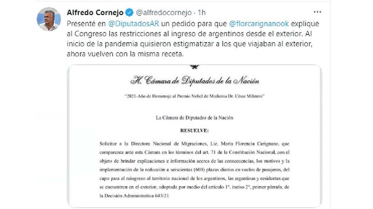 Alfredo Cornejo twitter- 20210701