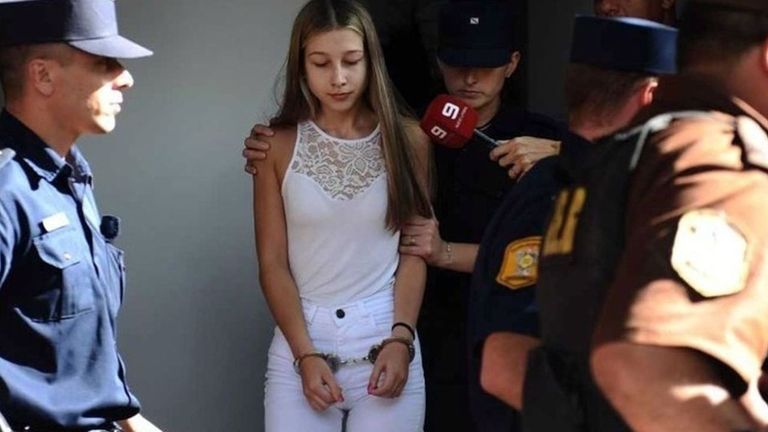 Nahir Galarza detenida