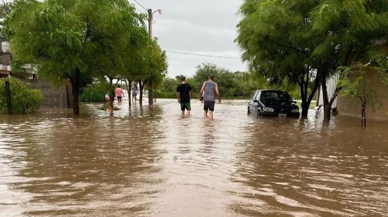 Inundación en Obispo Trejo