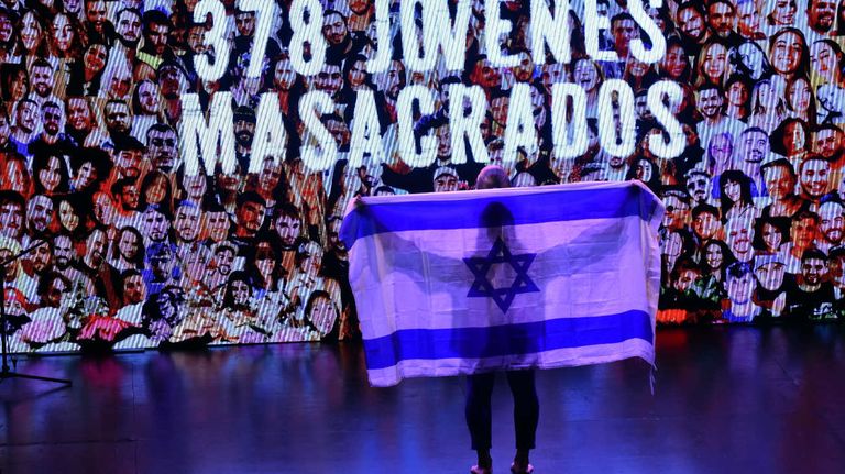 Acto oficial en memoria del ataque de Hamas contra Israel 20251016