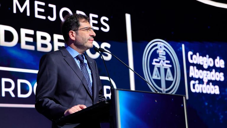 Eduardo Bittar cuestionó a Milei en su discurso